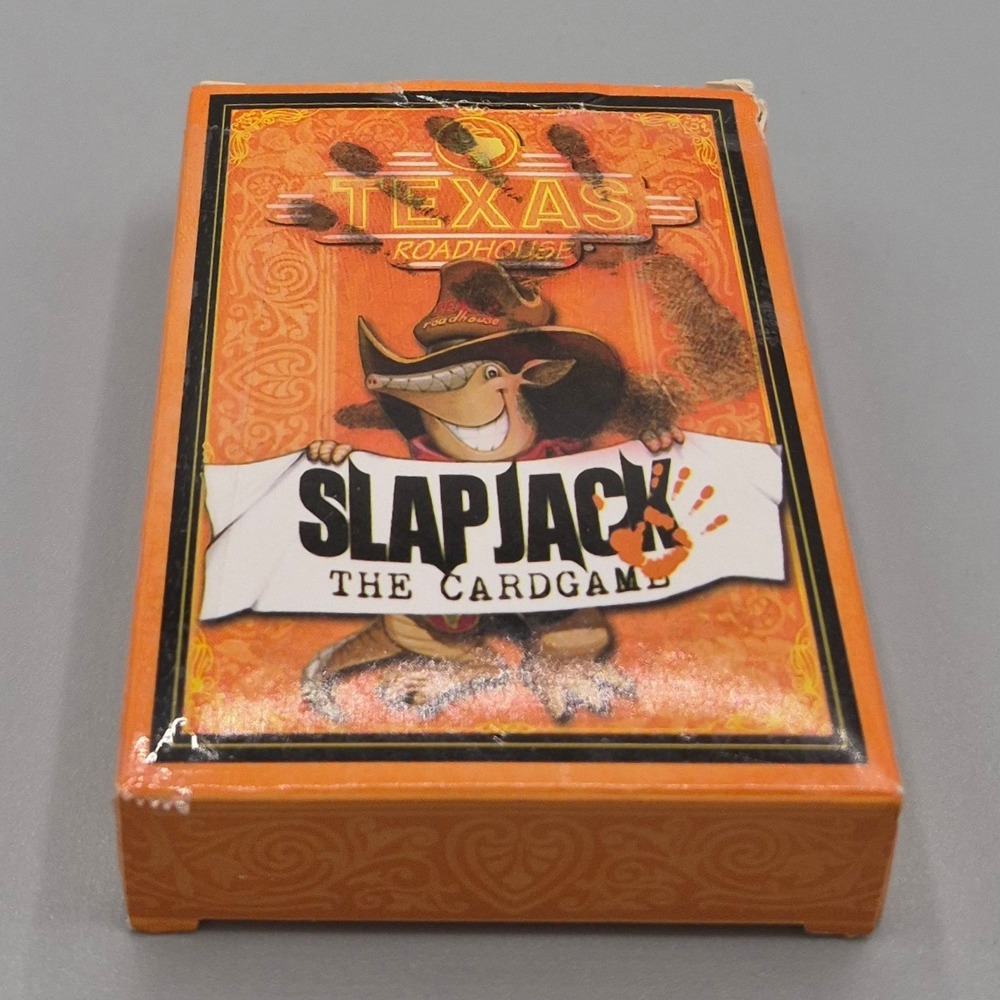 Texas Roadhouse Full Deck Playing Cards w Slapjack The Card Game Andy Armadillo
